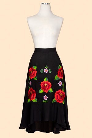 Path to Tulum Embroidered Skirt